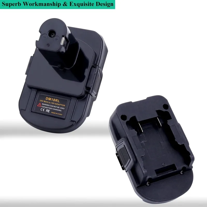 HAKSINKY DM18RL Battery Adapter for Dewalt for Milwaukee 20V/18V Li-ion Battery Convert To for Ryobi 18V P105 P107 P108 Battery
HAKSINKY DM18RL Battery Adapter for Dewalt for Milwaukee 20V/18V Li-ion Battery Convert To for Ryobi 18V P105 P107 P108 Battery