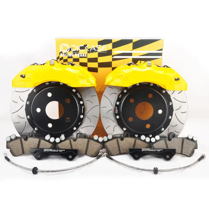 Yellow 6-piston car brake caliper kit 18z with high carbon alloy brake disc for Toyota Hilux pickup truck
Yellow 6-piston car brake caliper kit 18z with high carbon alloy brake disc for Toyota Hilux pickup truck