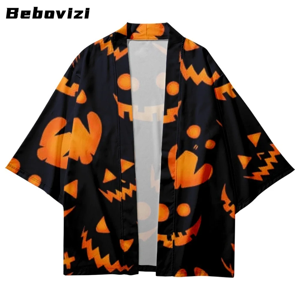 Plus Size 4XL 5XL 6XL 2022 Summer Japanese Kimono Cardigan with 3D Halloween Print for Men Women Haori Tops
Plus Size 4XL 5XL 6XL 2022 Summer Japanese Kimono Cardigan with 3D Halloween Print for Men Women Haori Tops