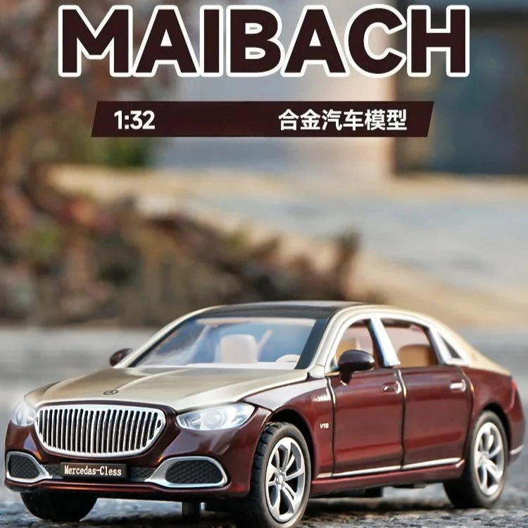 1: 32 Maybach S680 Car Model Simulation Alloy Luxury Car Toy Collection Ornament
1: 32 Maybach S680 Car Model Simulation Alloy Luxury Car Toy Collection Ornament