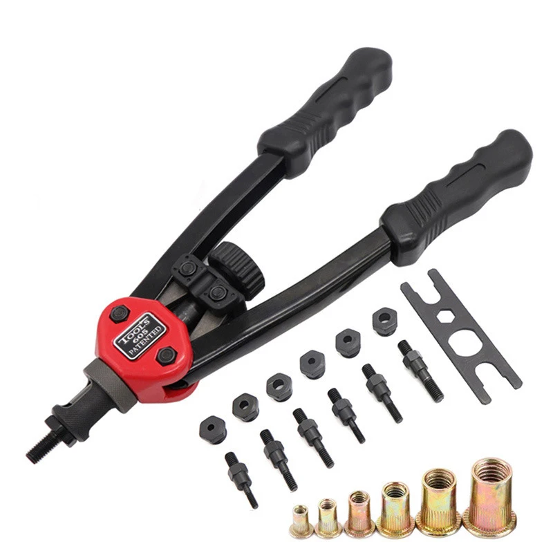 Riveting Gun BT-605 Double Manual Riveting Nut Gun M3-M10 Rivet Gun Portable Nut Riveting Pliers Manual Riveting Equipment
Riveting Gun BT-605 Double Manual Riveting Nut Gun M3-M10 Rivet Gun Portable Nut Riveting Pliers Manual Riveting Equipment