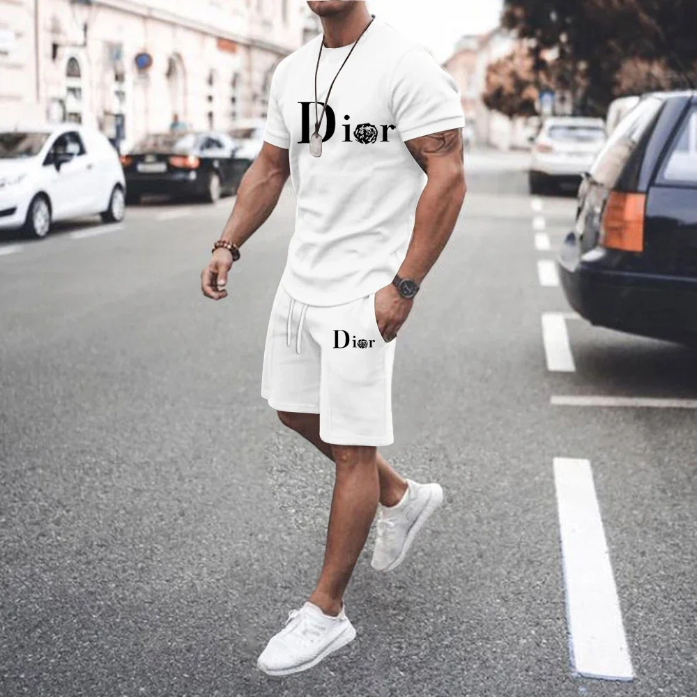 2025 Summer print breathable short sleeve T-shirt + quick drying shorts two-piece men's basketball casual fashion tracksuit
2025 Summer print breathable short sleeve T-shirt + quick drying shorts two-piece men's basketball casual fashion tracksuit