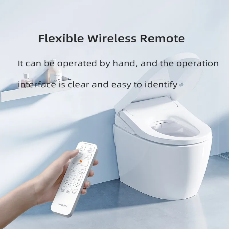 Smartmi Smart Toilet Cover 2 Waterproof Electric Toilet Cover Antibacterial Smart Heated Bidet Toilet Seat W/ Remote Control
Smartmi Smart Toilet Cover 2 Waterproof Electric Toilet Cover Antibacterial Smart Heated Bidet Toilet Seat W/ Remote Control