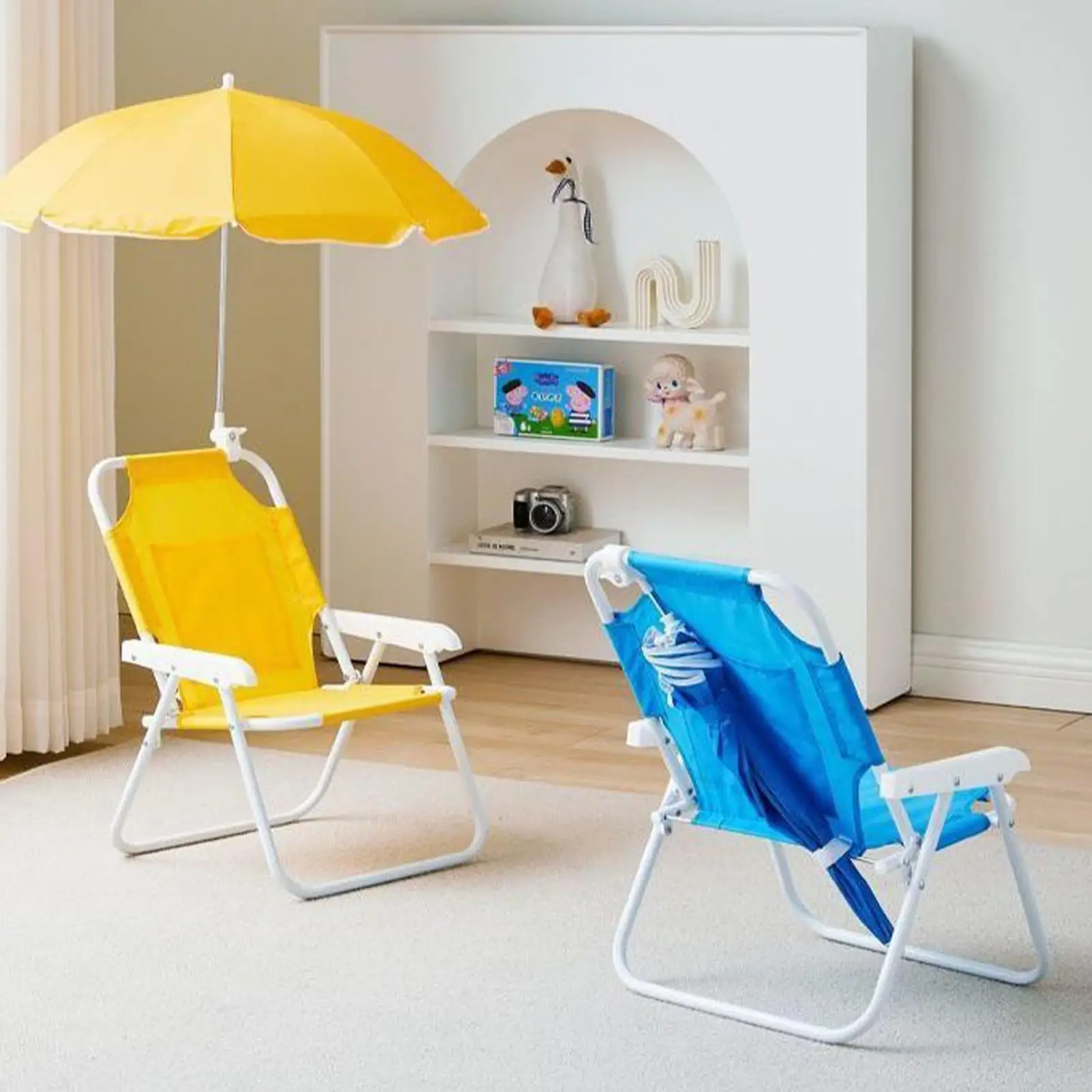 Beach chair with umbrella camping chair for kids Lazy fishing stools Children's outdoor folding chairs Lightweight recliners
Beach chair with umbrella camping chair for kids Lazy fishing stools Children's outdoor folding chairs Lightweight recliners