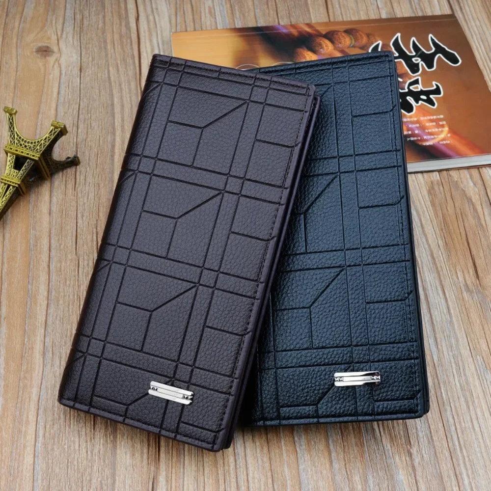 New Brand Men'S Wallet Men'S Long Wallet Youth Fashion Plaid Horizontal Soft Leather Wallet Large Capacity Multi Card
New Brand Men'S Wallet Men'S Long Wallet Youth Fashion Plaid Horizontal Soft Leather Wallet Large Capacity Multi Card