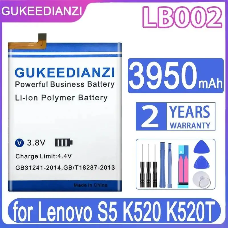 Durable LB002 3950mAh For Lenovo S5 K520 K520T Mobile Phone Battery
Durable LB002 3950mAh For Lenovo S5 K520 K520T Mobile Phone Battery