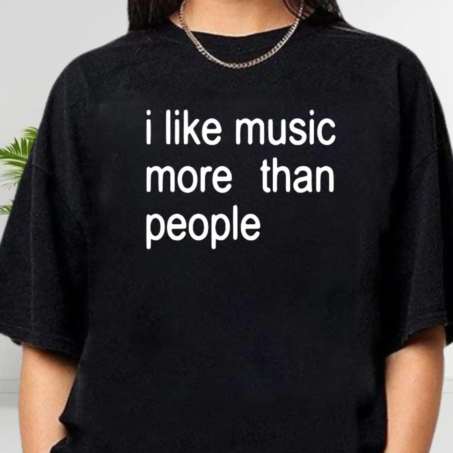 Unisex Funny Music T-shirt I Like Music More Than People Slogan Tee Humorous Introvert Gift Top
Unisex Funny Music T-shirt I Like Music More Than People Slogan Tee Humorous Introvert Gift Top