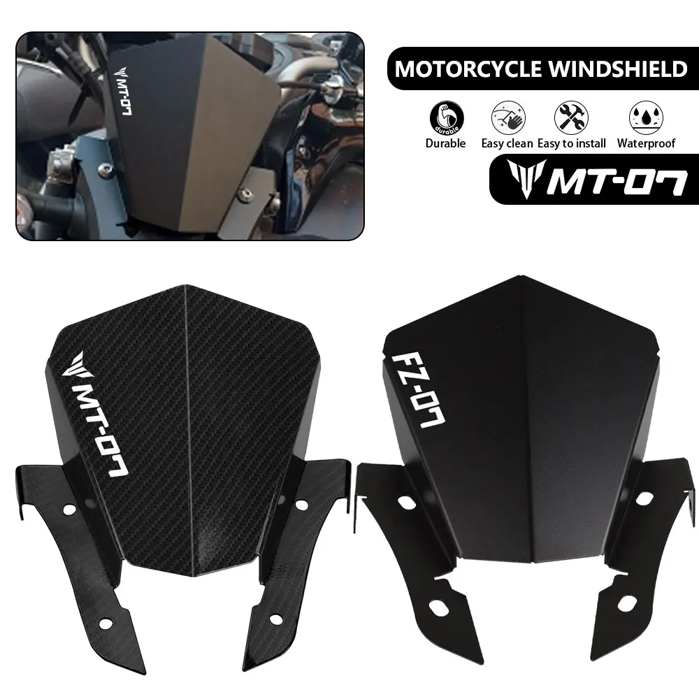 For YAMAHA MT 07 MT07 MT-07 FZ-07 2013 2014 2015 2016 2017 FZ07 FZ 07 Motorcycle Accessories Windscreen Windshield Deflectors
For YAMAHA MT 07 MT07 MT-07 FZ-07 2013 2014 2015 2016 2017 FZ07 FZ 07 Motorcycle Accessories Windscreen Windshield Deflectors