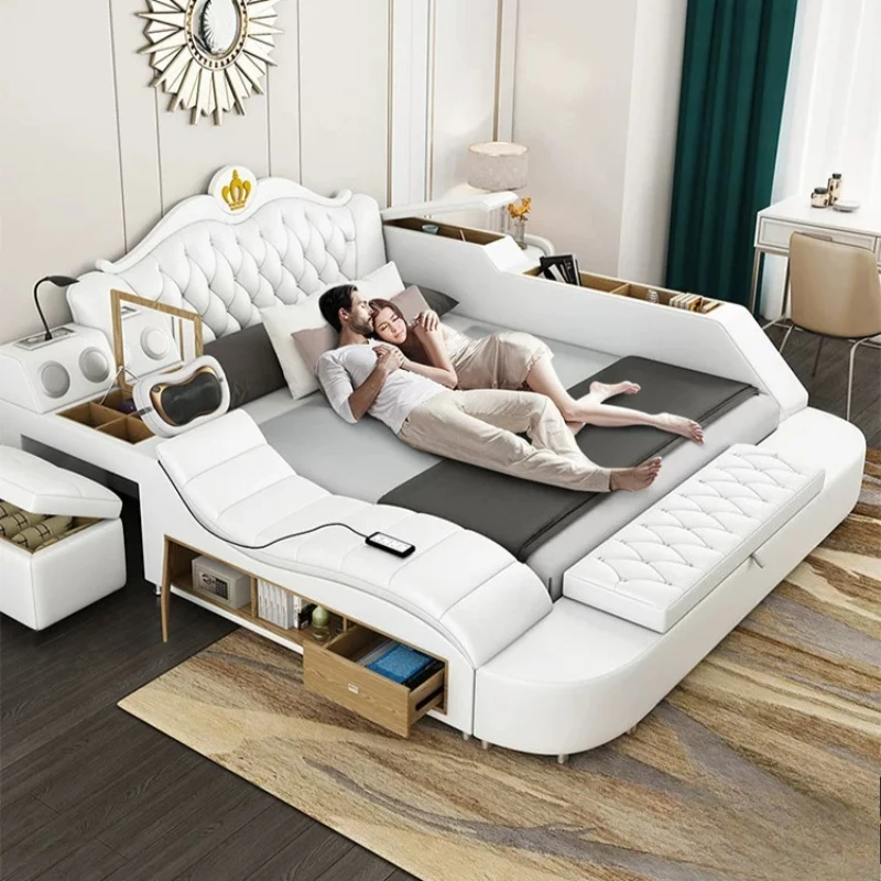 Luxury King Size Bed 180x200 Cm With Storage Platform Bed Frame Modern Upholstered Bedroom Sets Full Furniture Clearance Sale
Luxury King Size Bed 180x200 Cm With Storage Platform Bed Frame Modern Upholstered Bedroom Sets Full Furniture Clearance Sale