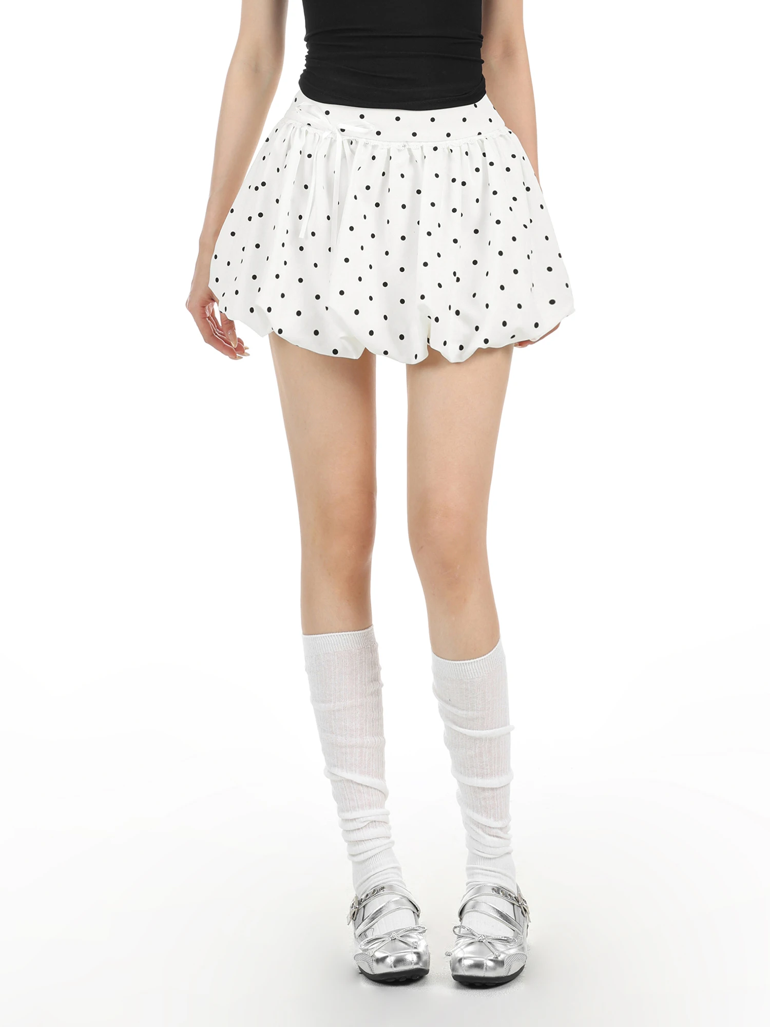 High Waist A-Line Polka Dot Puffy Skirt Women's Korean Style Summer Short Cake Skirt Casual Knot Half Body Skirt
High Waist A-Line Polka Dot Puffy Skirt Women's Korean Style Summer Short Cake Skirt Casual Knot Half Body Skirt