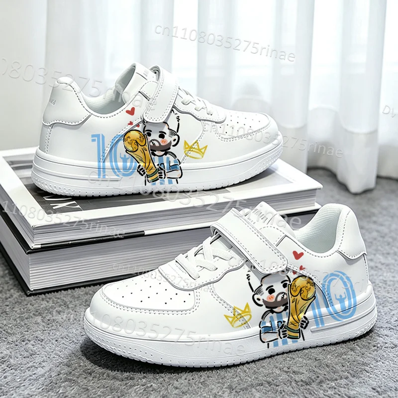 World Football Matches 10 GOAT Argentina Kids Casual Shoes Popular Cute Print Boys Girls White Soft Sports Shoes Ships in 24
World Football Matches 10 GOAT Argentina Kids Casual Shoes Popular Cute Print Boys Girls White Soft Sports Shoes Ships in 24