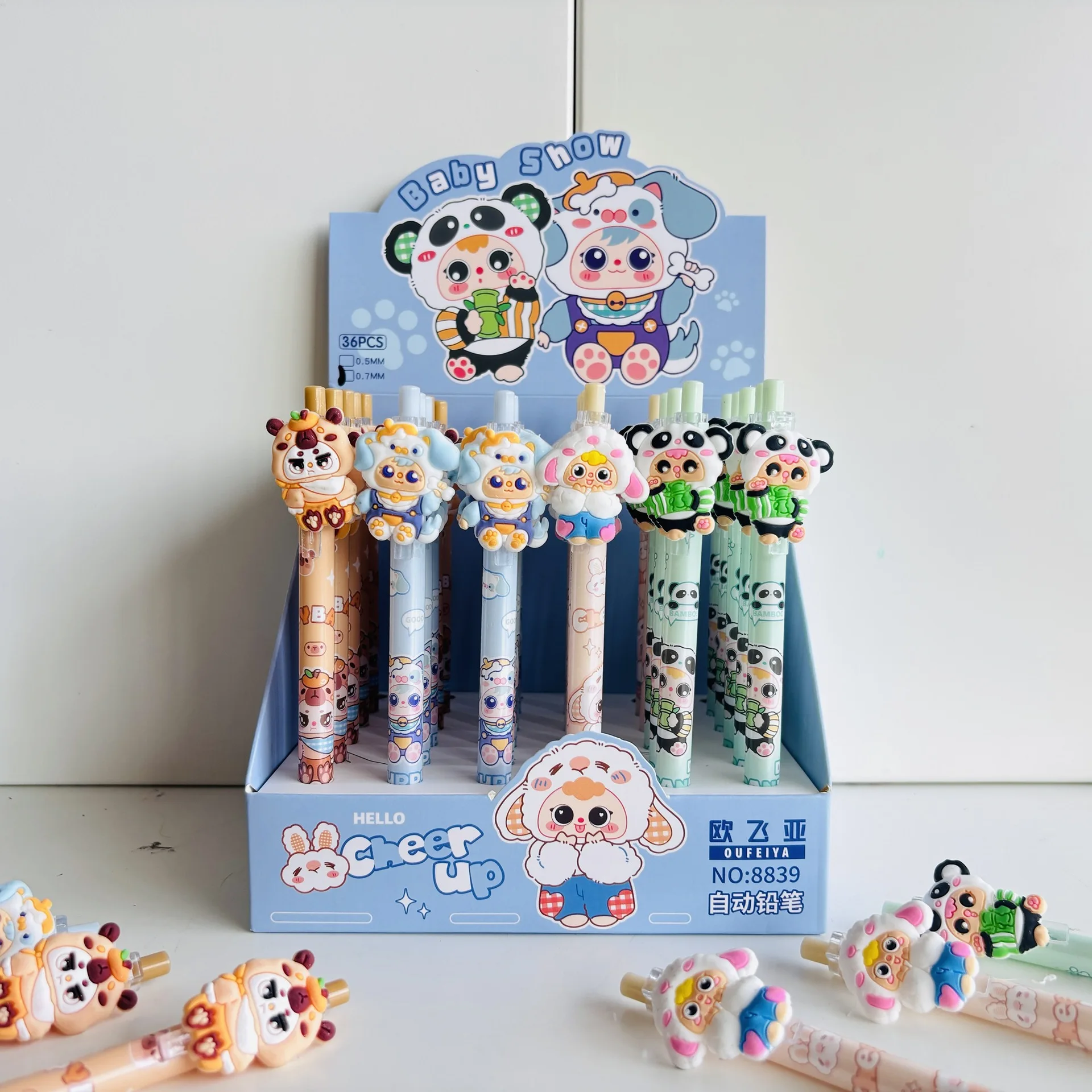 Baby Three Surface mounted Automatic Pencil Students Love Brushing Questions Comfortable 0.5mm Activity Pencil
Baby Three Surface mounted Automatic Pencil Students Love Brushing Questions Comfortable 0.5mm Activity Pencil