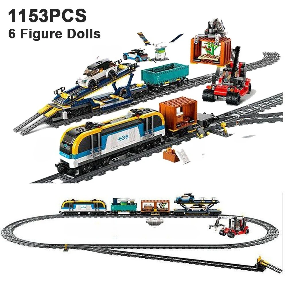 1153PCS City Railway Freight Train Building Blocks With Electric Motor 6 Figures MOC Assemble Bricks Toy Birthday Gift
1153PCS City Railway Freight Train Building Blocks With Electric Motor 6 Figures MOC Assemble Bricks Toy Birthday Gift