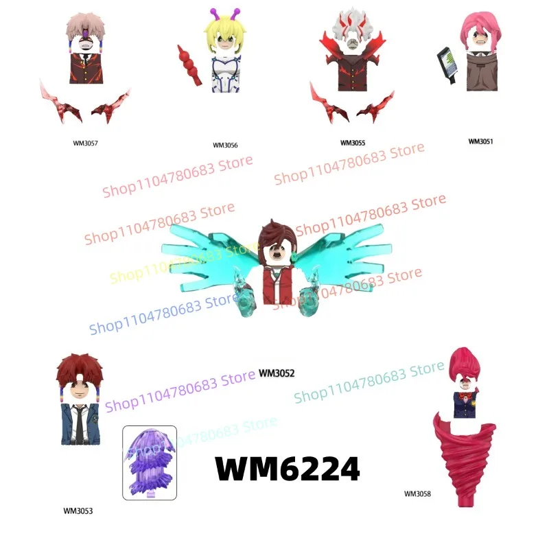 Конструктор MOC: Минифигурки WM6224 WM3052, подвижные фигурки, коллекционные модели персонажей аниме, праздничные подарки
Конструктор MOC: Минифигурки WM6224 WM3052, подвижные фигурки, коллекционные модели персонажей аниме, праздничные подарки