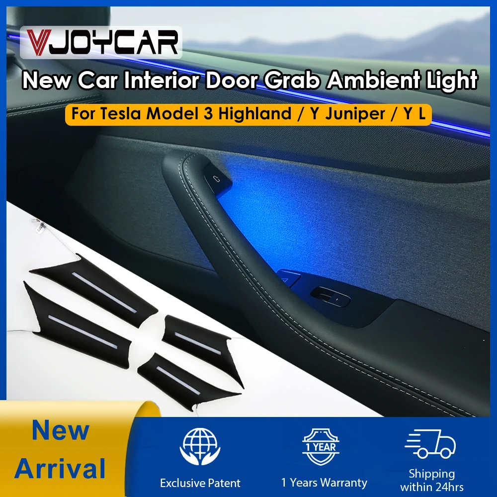 New Model Y Juniper Door Handbar Ambient Light New Model 3 Highland Door Grab Pocket Light Car Interior RGB Atmosphere Lamp
New Model Y Juniper Door Handbar Ambient Light New Model 3 Highland Door Grab Pocket Light Car Interior RGB Atmosphere Lamp