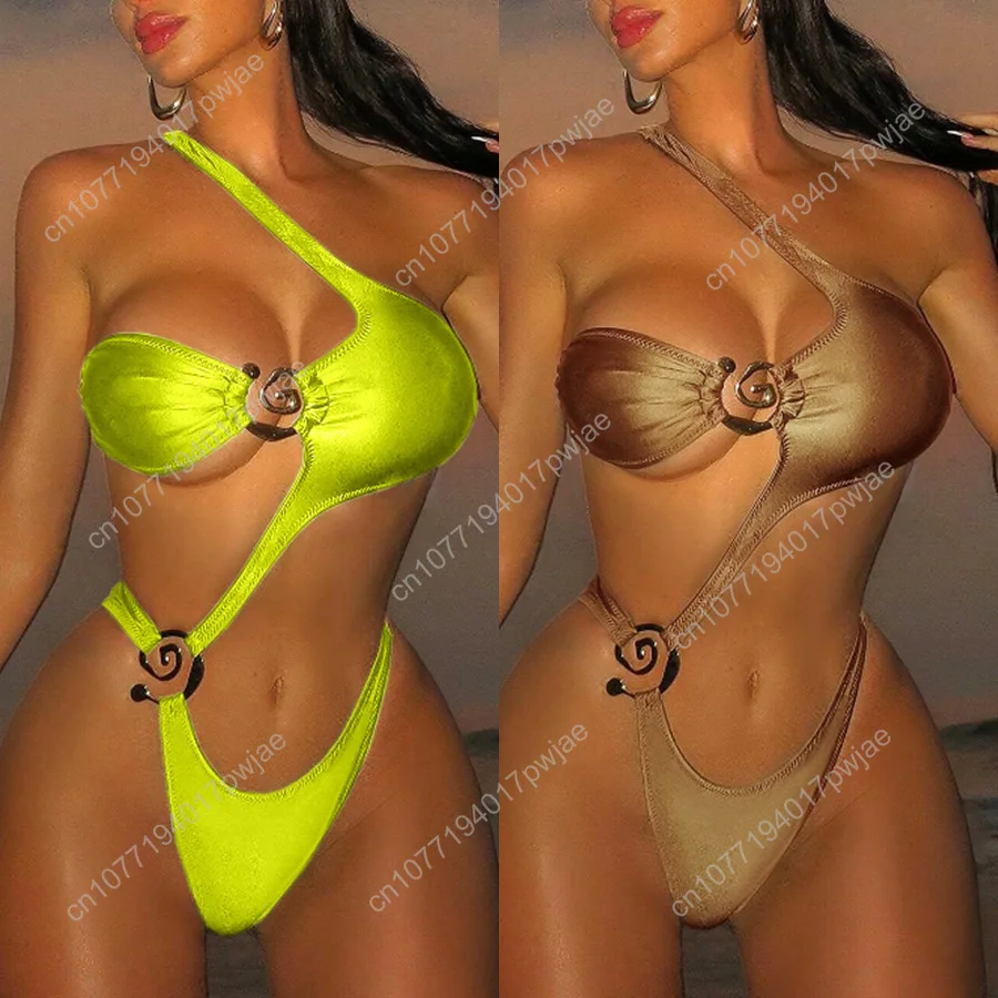 Dingbu Sexy One-Piece Swimsuit, Bikini-Style Beachwear
Dingbu Sexy One-Piece Swimsuit, Bikini-Style Beachwear