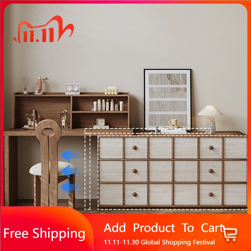 Vintage Wood Dressing Table Bedside Bedroom Nail Drawers Dressing Table Filing Cabinets Coffee Vestidores Chinese Furniture
Vintage Wood Dressing Table Bedside Bedroom Nail Drawers Dressing Table Filing Cabinets Coffee Vestidores Chinese Furniture