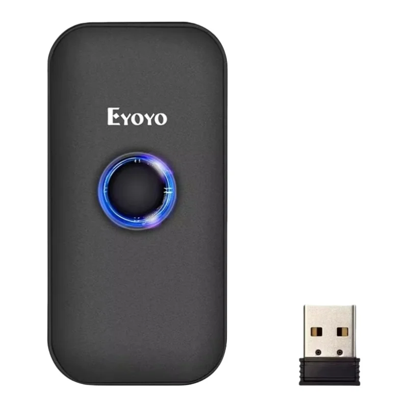 Eyoyo Mini 1D Bluetooth Barcode Scanner 3-in-1 Bluetooth 2.4G Wireless Barcode Reader Portable Bar Code Laser Scanner
Eyoyo Mini 1D Bluetooth Barcode Scanner 3-in-1 Bluetooth 2.4G Wireless Barcode Reader Portable Bar Code Laser Scanner