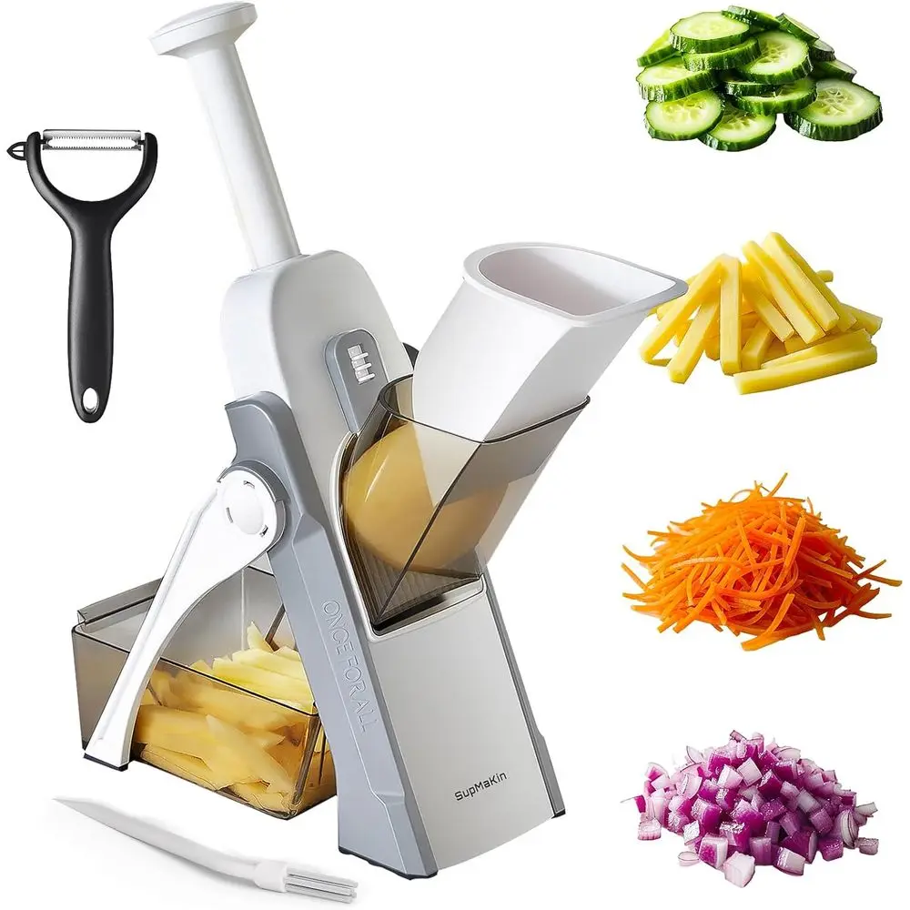 Sae Mandoline Slicer or Kitchen, Vegetable ood Potato Chip Slicer Maual Adjustable Thickn, Chopping Artiact ast Veggie Salad Cho
Sae Mandoline Slicer or Kitchen, Vegetable ood Potato Chip Slicer Maual Adjustable Thickn, Chopping Artiact ast Veggie Salad Cho