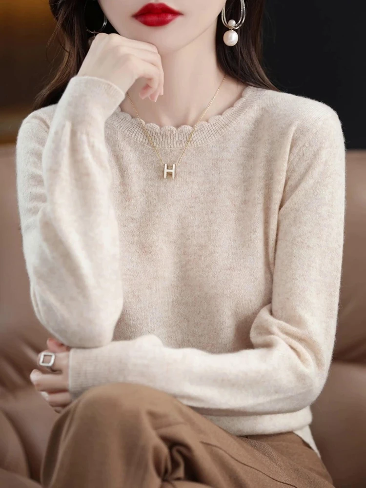 2025 женский пуловер с круглым вырезом и длинными рукавами, осенне-зимний кашемировый свитер, мягкие и повседневные кружевные вязаные топы, теплые свободные джемперы
2025 женский пуловер с круглым вырезом и длинными рукавами, осенне-зимний кашемировый свитер, мягкие и повседневные кружевные вязаные топы, теплые свободные джемперы