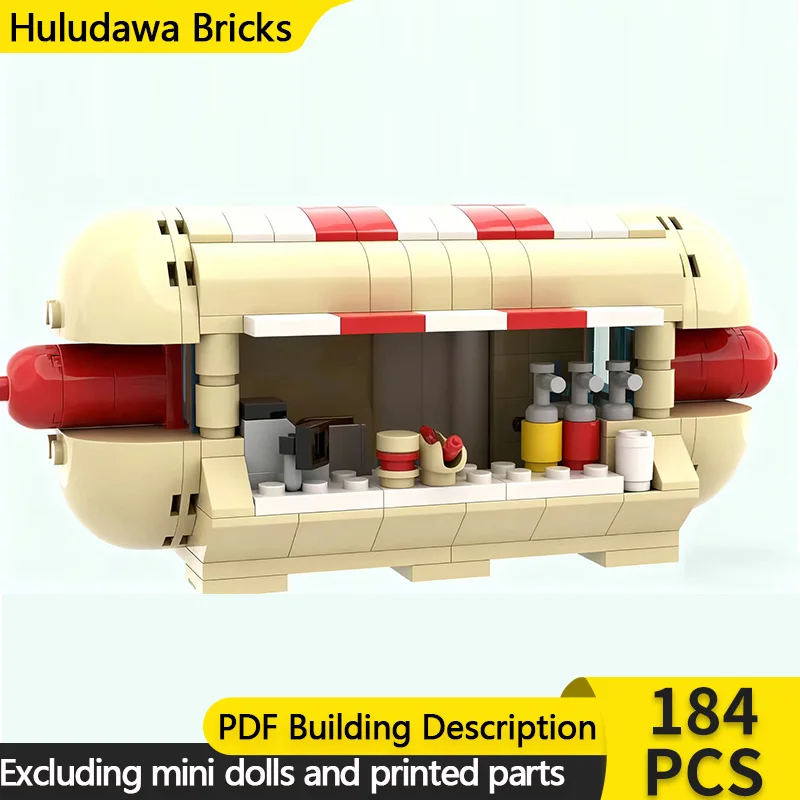 Модель City Street View MOC, строительный кирпич, подставка для еды для хот-догов, модульная технология, детские праздничные подарки, сборка игрушек, костюм
Модель City Street View MOC, строительный кирпич, подставка для еды для хот-догов, модульная технология, детские праздничные подарки, сборка игрушек, костюм