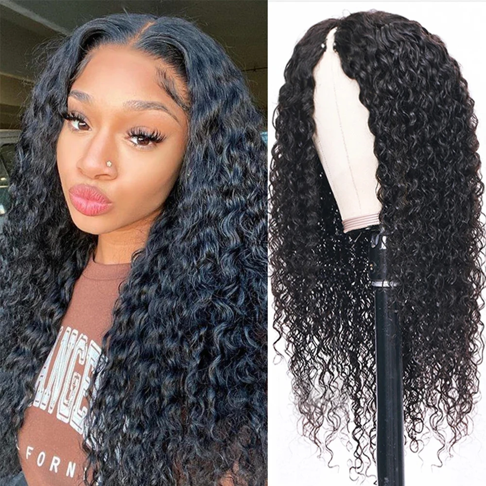 V U Part Wig Human Hair No Leave Out Brazilian Deep Wave Human Hair Wigs For Women Glueless No Glue V Part Cheap Deep Curly Wig
V U Part Wig Human Hair No Leave Out Brazilian Deep Wave Human Hair Wigs For Women Glueless No Glue V Part Cheap Deep Curly Wig