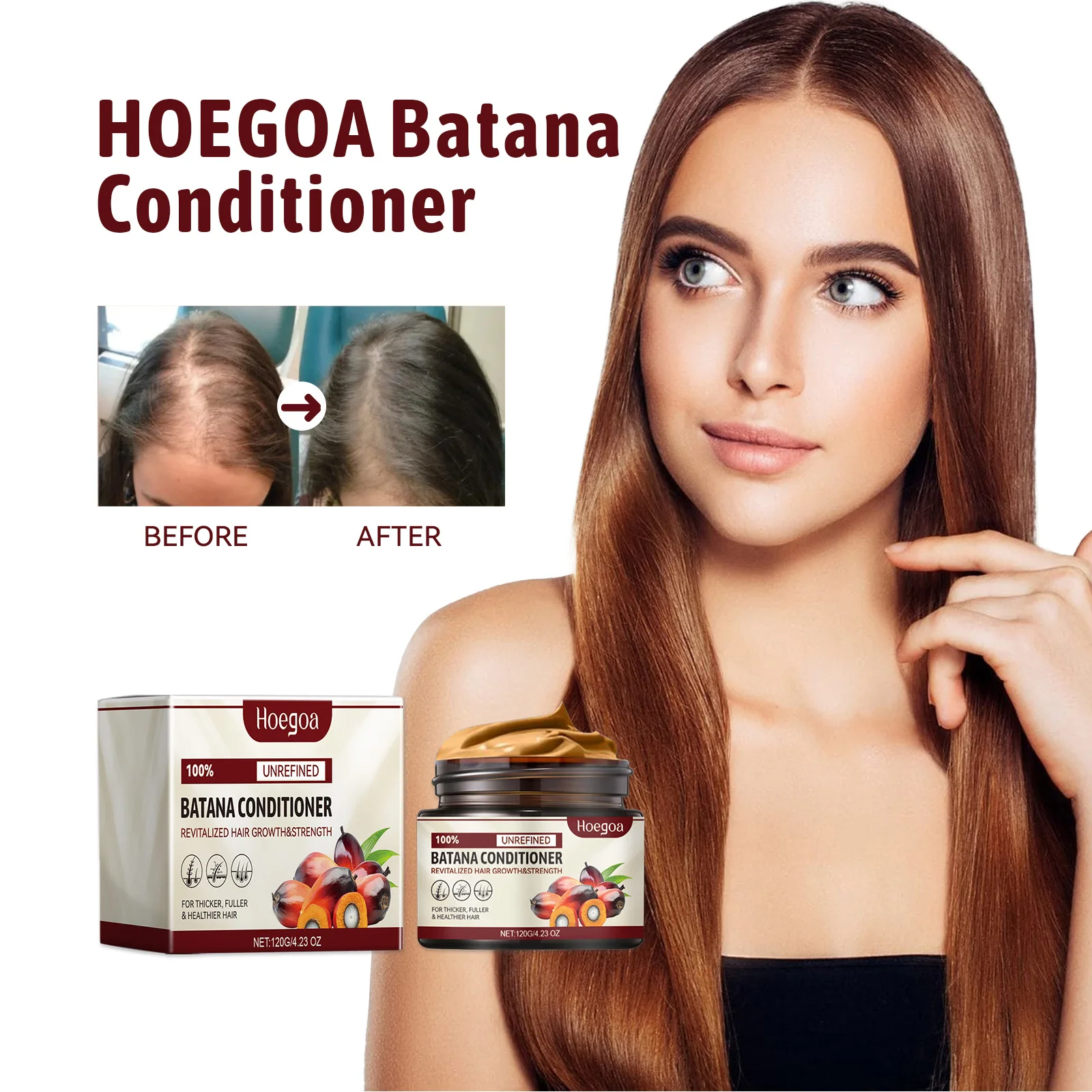 Batana Hair Growth Conditioner Eliminate Split End Moisturize Smooth Reduce Loss Scalp Treatment improve Root Hair Repairing Oil
Batana Hair Growth Conditioner Eliminate Split End Moisturize Smooth Reduce Loss Scalp Treatment improve Root Hair Repairing Oil