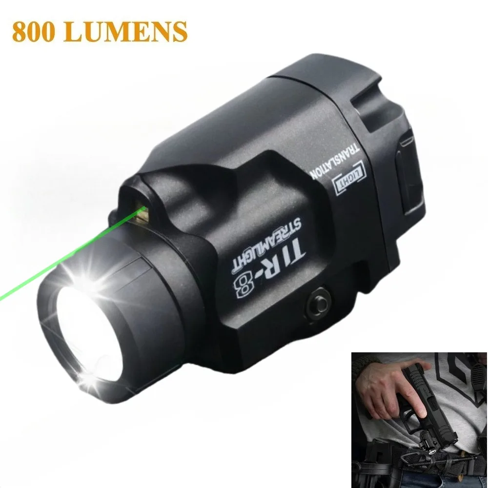 800LM TR-8 Powerful Tactical LED Flashlight 3 Mode USB Rechargeable Quick Release Handgun Outdoor Shooting for 20mm Rail
800LM TR-8 Powerful Tactical LED Flashlight 3 Mode USB Rechargeable Quick Release Handgun Outdoor Shooting for 20mm Rail