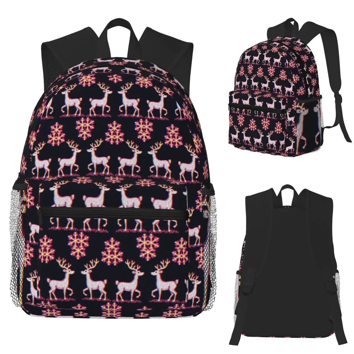 Glitched Reindeer VHS-Style Ugly Christmas Sweater Student Backpack School Bag Hiking Travel Daypack Bookbag Shoulder Bags
Glitched Reindeer VHS-Style Ugly Christmas Sweater Student Backpack School Bag Hiking Travel Daypack Bookbag Shoulder Bags