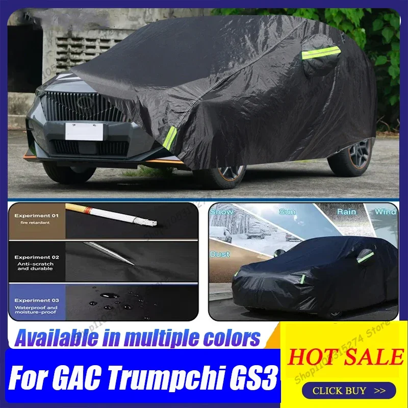 For GAC Trumpchi GS3 Emzoom Yingsu 2017-2025 All Black Car Cover Anti-UV Anti-Rain Snow Windproof SUV Cover Waterproof
For GAC Trumpchi GS3 Emzoom Yingsu 2017-2025 All Black Car Cover Anti-UV Anti-Rain Snow Windproof SUV Cover Waterproof