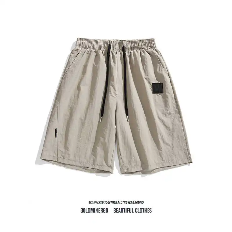 Повседневные японские мужские шорты с прямыми штанинами и завязками, летние, модные, универсальные, свободного кроя, спортивные шорты
Повседневные японские мужские шорты с прямыми штанинами и завязками, летние, модные, универсальные, свободного кроя, спортивные шорты