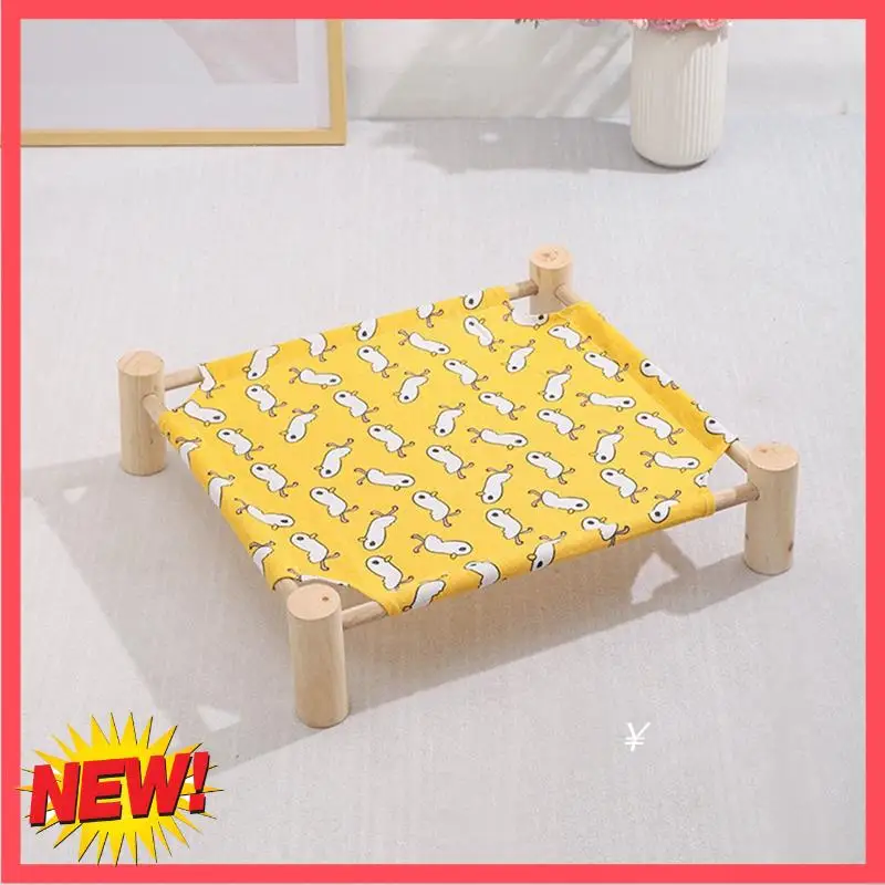 B17C Cat And Dog Hammock Bed Wooden Cat Hammock Elevated Cooling Bed Detachable Portable Indoor Outdoor Pet Bed Suitable
B17C Cat And Dog Hammock Bed Wooden Cat Hammock Elevated Cooling Bed Detachable Portable Indoor Outdoor Pet Bed Suitable