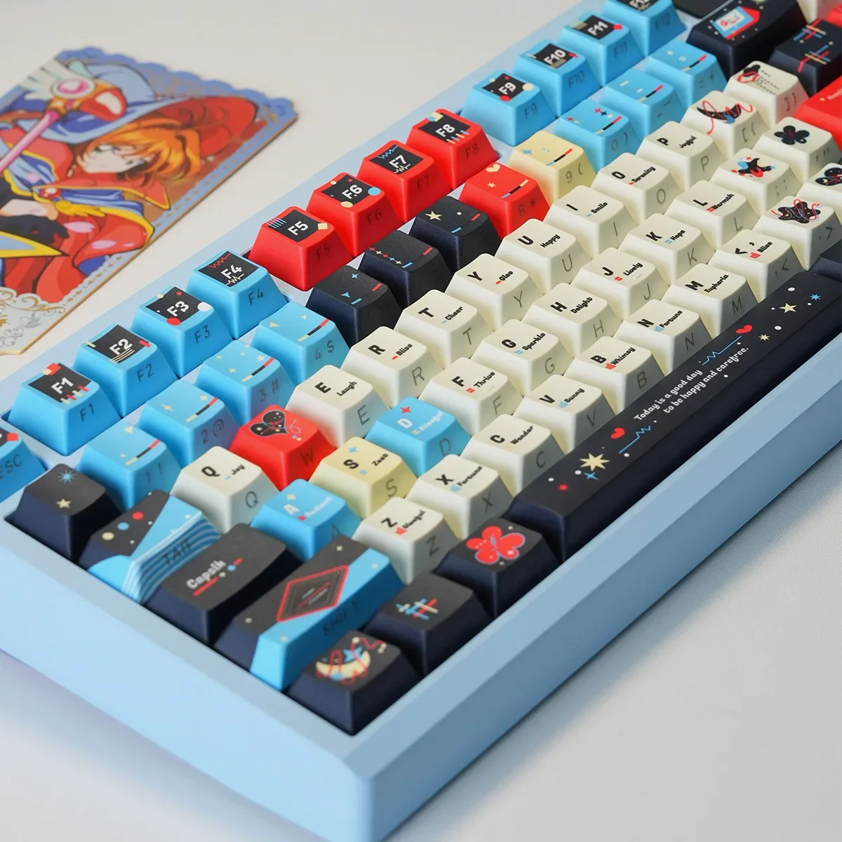 Spectrum Original Side Engraved Light Transmission PBT Five-Sided Sublimation Mechanical Keyboard Keycaps
Spectrum Original Side Engraved Light Transmission PBT Five-Sided Sublimation Mechanical Keyboard Keycaps