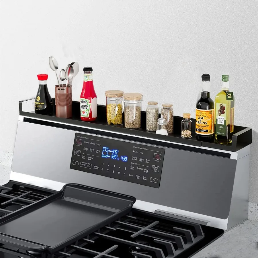 Spice Rack Magnetic Stove top Shelf Over the Stove Spice Rack Adjustable 1530 In for Kitchen Shelves Seasoning Organizer Matte
Spice Rack Magnetic Stove top Shelf Over the Stove Spice Rack Adjustable 1530 In for Kitchen Shelves Seasoning Organizer Matte