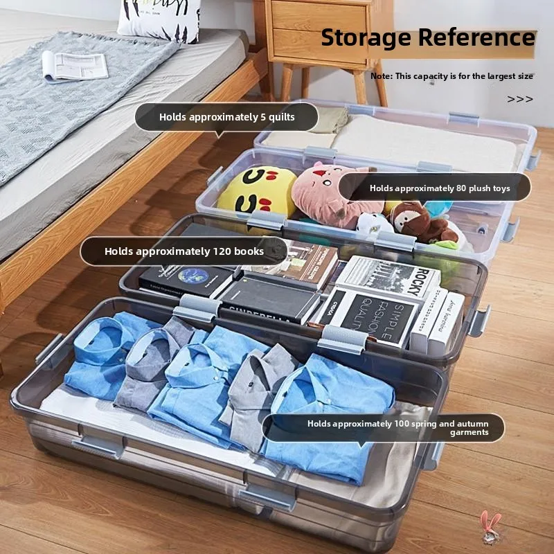 Ultra-Thin Under-Bed Storage Box 10cm Extra Large Plastic Drawer-Type Storage Case with Wheels Transparent Box for Clothes An...
Ultra-Thin Under-Bed Storage Box 10cm Extra Large Plastic Drawer-Type Storage Case with Wheels Transparent Box for Clothes An...