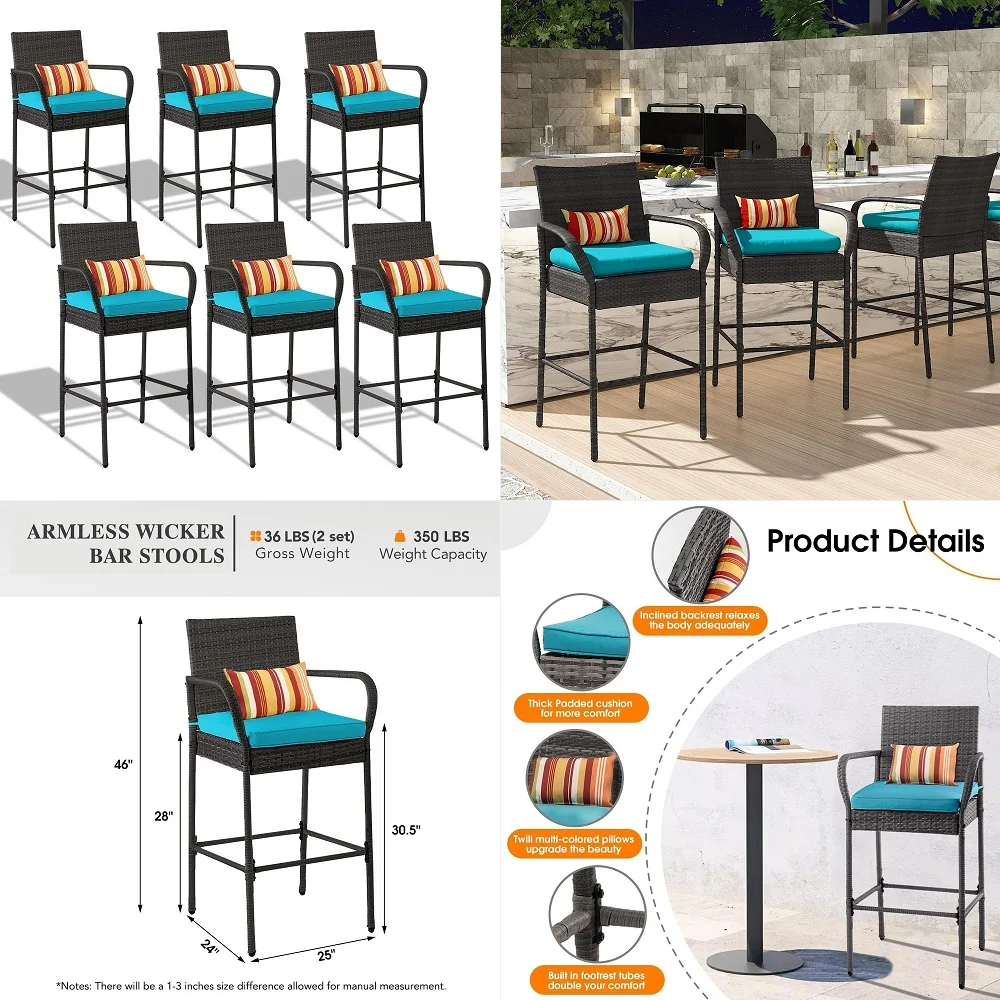 Tall Adirondack Chairs Set of 2 with Dual Trays, AllWeather HDPE Outdoor BarStools Poly Deck Chairs for Patio, Poolside and Bal
Tall Adirondack Chairs Set of 2 with Dual Trays, AllWeather HDPE Outdoor BarStools Poly Deck Chairs for Patio, Poolside and Bal