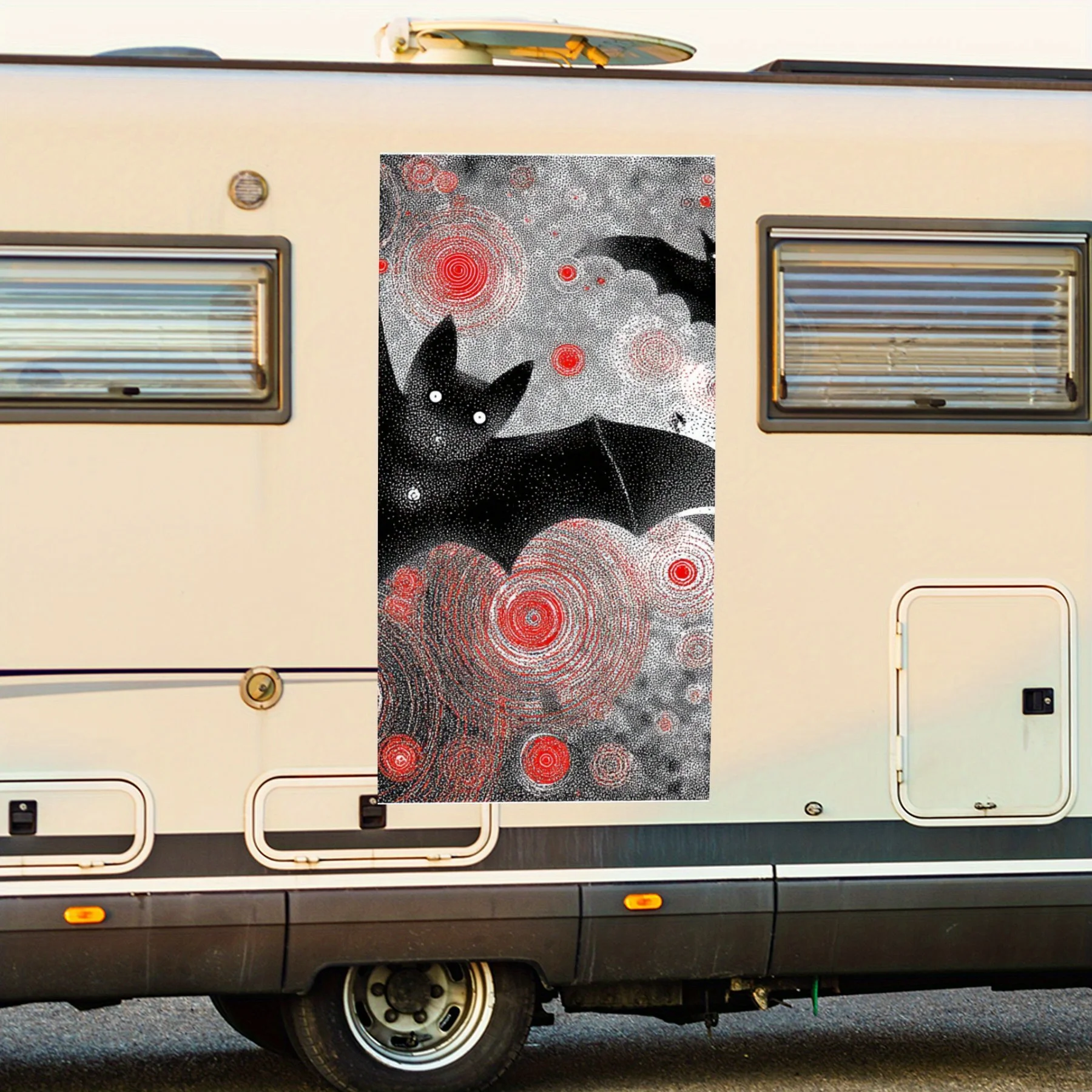 Таинственная летучая мышь с красной луной, водонепроницаемая виниловая наклейка для стороны автофургона, самоклеящиеся наклейки для украшения и защиты корпуса автофургона, идеально подходят
Таинственная летучая мышь с красной луной, водонепроницаемая виниловая наклейка для стороны автофургона, самоклеящиеся наклейки для украшения и защиты корпуса автофургона, идеально подходят