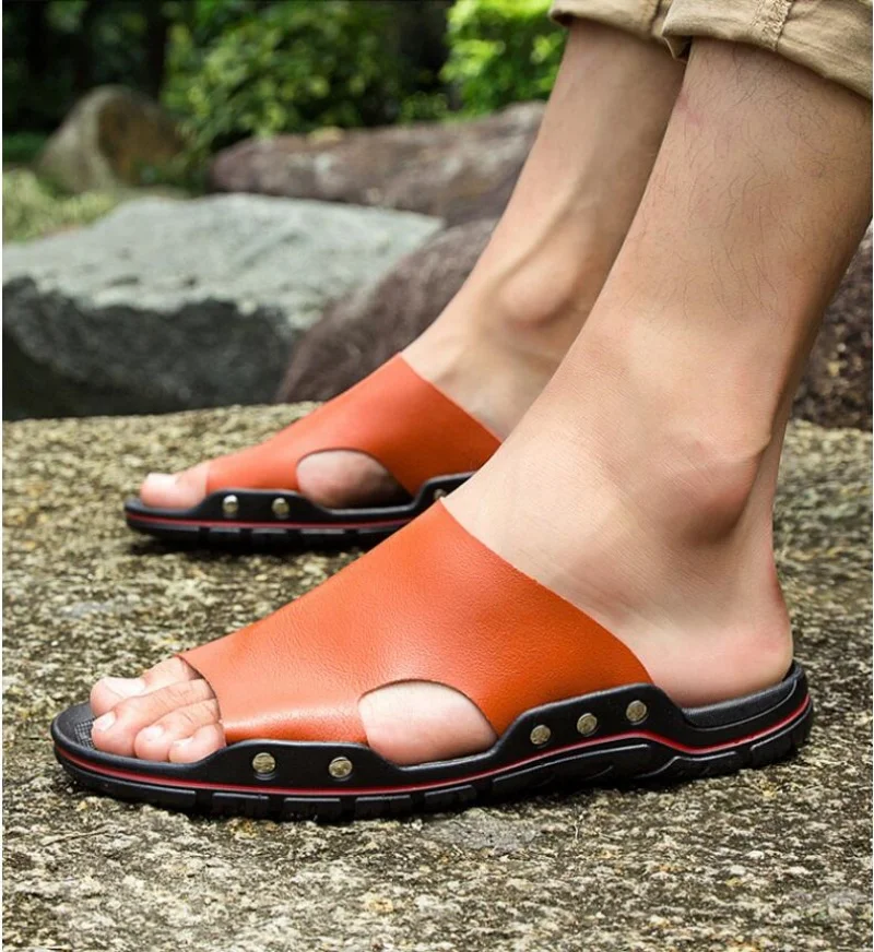 2025 мужские сандалии из натуральной кожи, классические летние мужские тапочки, мягкие черные тапочки, тапочки большого размера, легкие сандалии
2025 мужские сандалии из натуральной кожи, классические летние мужские тапочки, мягкие черные тапочки, тапочки большого размера, легкие сандалии