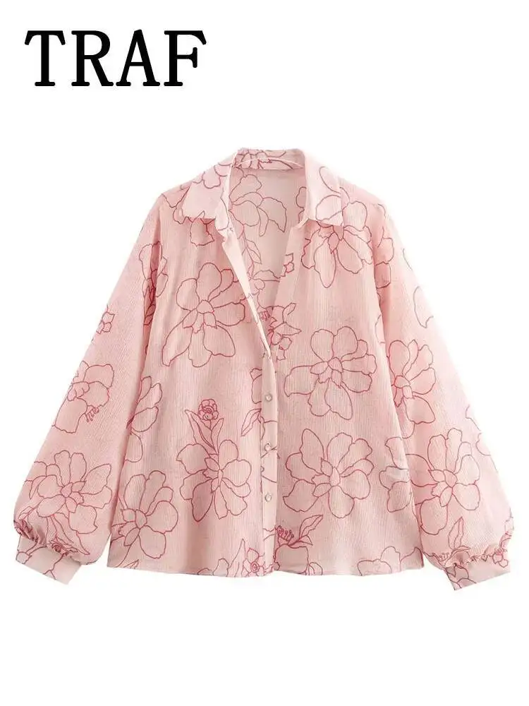 Daily Women 2025 Flower Embellished V-Neck Shirt Long Sleeved Loose Woman Shirts And Blouses Tops
Daily Women 2025 Flower Embellished V-Neck Shirt Long Sleeved Loose Woman Shirts And Blouses Tops