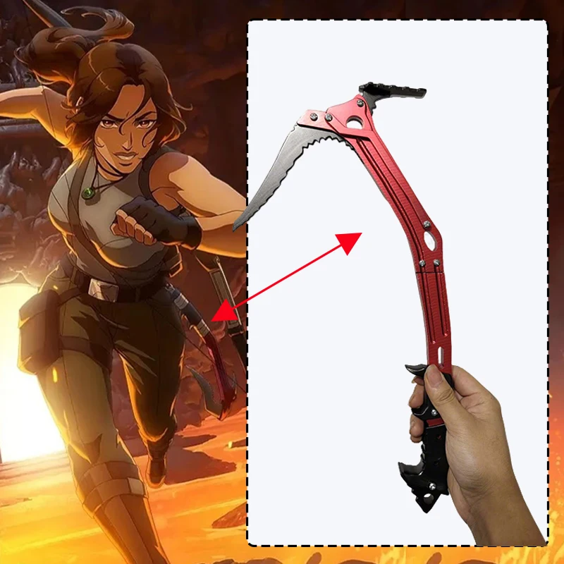 PRCosS*/Cosplay Tomb Game Costume Lara Mountaineering Croft 1/2PCS Iron Pick Ice Axe Props Accessory Halloween Disguise Ornament
PRCosS*/Cosplay Tomb Game Costume Lara Mountaineering Croft 1/2PCS Iron Pick Ice Axe Props Accessory Halloween Disguise Ornament