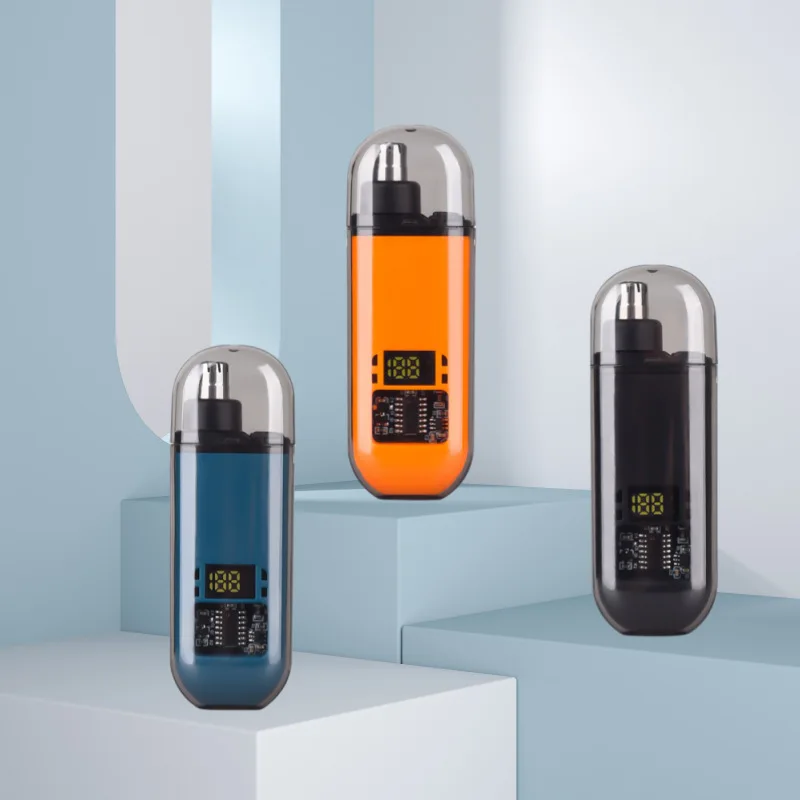 Rechargeable Digital Display Electric Nose Hair Trimmer, Compact Portable Washable Detachable Blade Nasal Hair Remover
Rechargeable Digital Display Electric Nose Hair Trimmer, Compact Portable Washable Detachable Blade Nasal Hair Remover