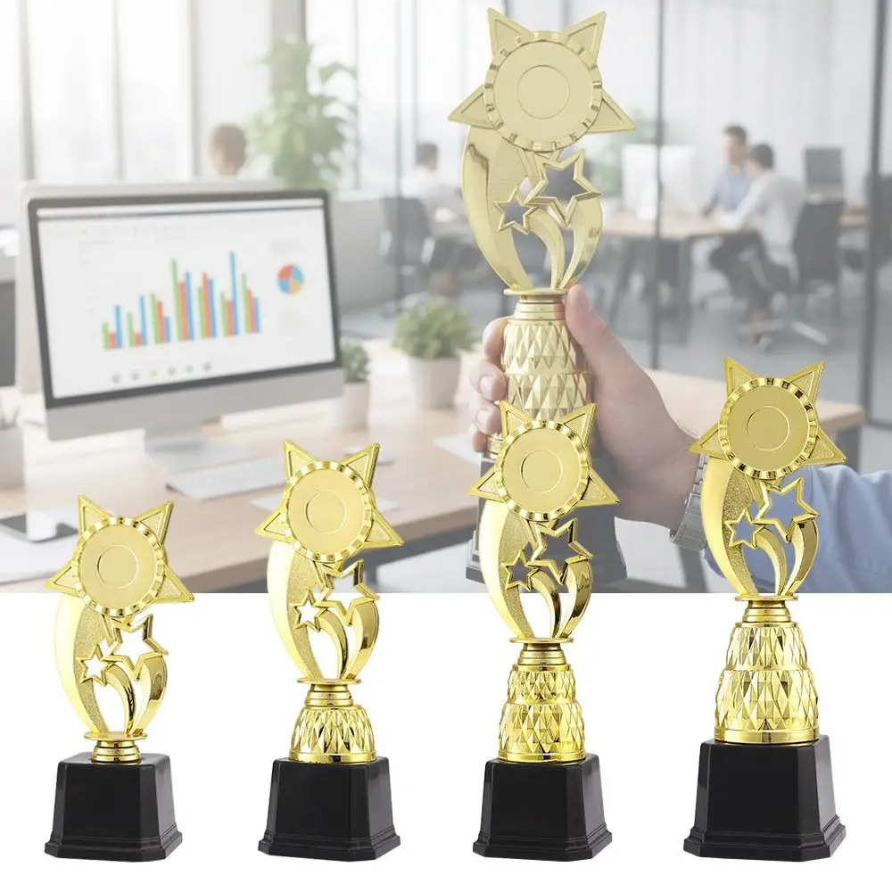 Gold Award 22/25/28/30.5 CM Award Cup Plastic Material Star Design Trophy Golden Color Large Size Prize Cup Winner's Award
Gold Award 22/25/28/30.5 CM Award Cup Plastic Material Star Design Trophy Golden Color Large Size Prize Cup Winner's Award
