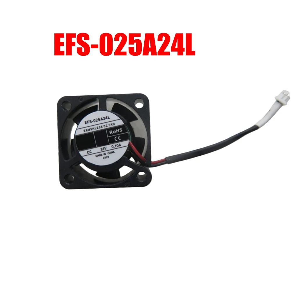 Cooling Fan EFS-025A24L DC24V 0.10A 2510 2PIN New
Cooling Fan EFS-025A24L DC24V 0.10A 2510 2PIN New