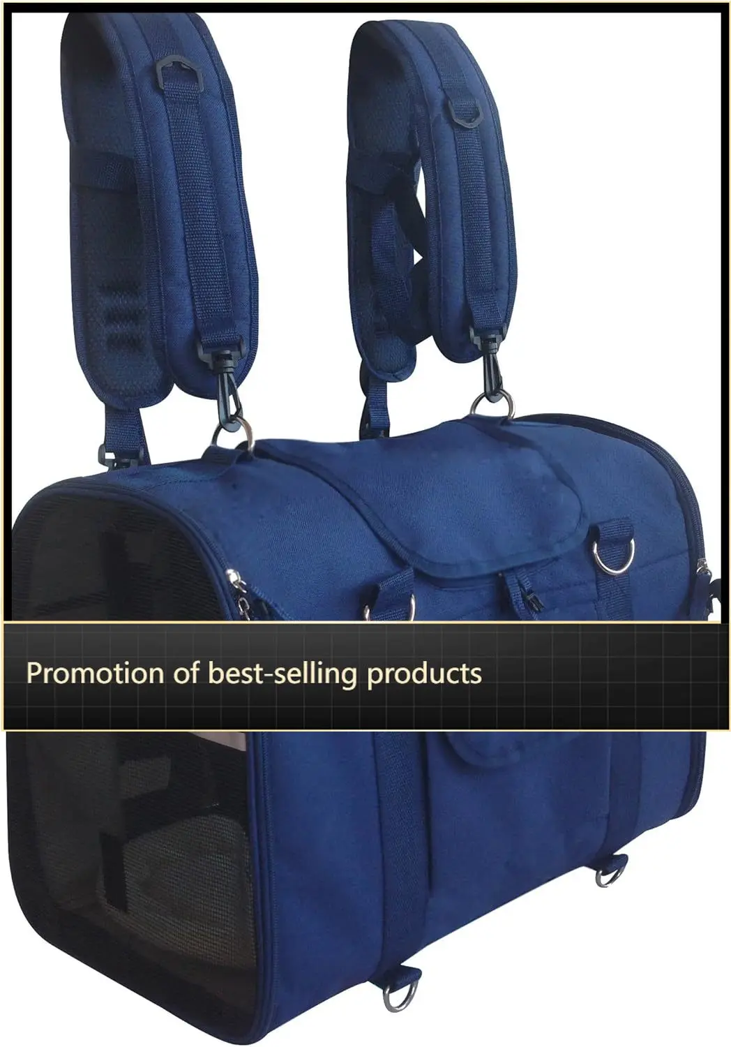 6-in-1 Sturdy Pet Carrier Backpack, Front Pack, Shoulder Bag, Pet Hand Bag, Car Seat Crate, Soft-Sided pet Carrier, Small Dog
6-in-1 Sturdy Pet Carrier Backpack, Front Pack, Shoulder Bag, Pet Hand Bag, Car Seat Crate, Soft-Sided pet Carrier, Small Dog