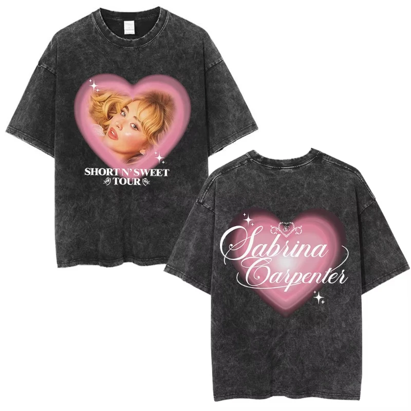 Sabrina Carpenter Short N' Sweet Tour Vintage Washed T Shirts Fans Gift Men Women Clothing Fashion Aesthetic T-shirts Streetwear
Sabrina Carpenter Short N' Sweet Tour Vintage Washed T Shirts Fans Gift Men Women Clothing Fashion Aesthetic T-shirts Streetwear