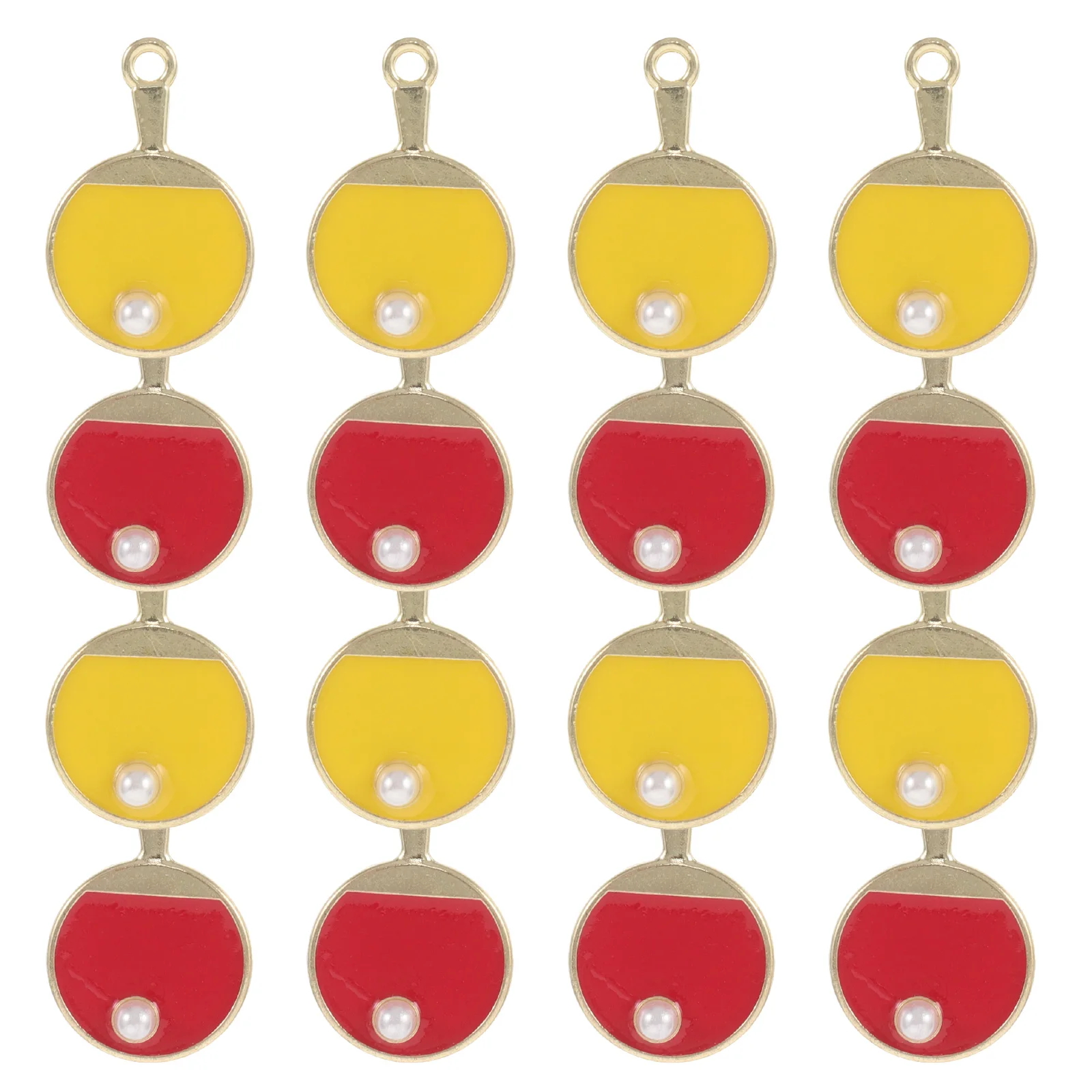 20Pcs Innovative Table Tennis Paddle Charms Enamel Alloy Pendants For Jewelry Making Bracelets Necklaces Keychains Supplies
20Pcs Innovative Table Tennis Paddle Charms Enamel Alloy Pendants For Jewelry Making Bracelets Necklaces Keychains Supplies