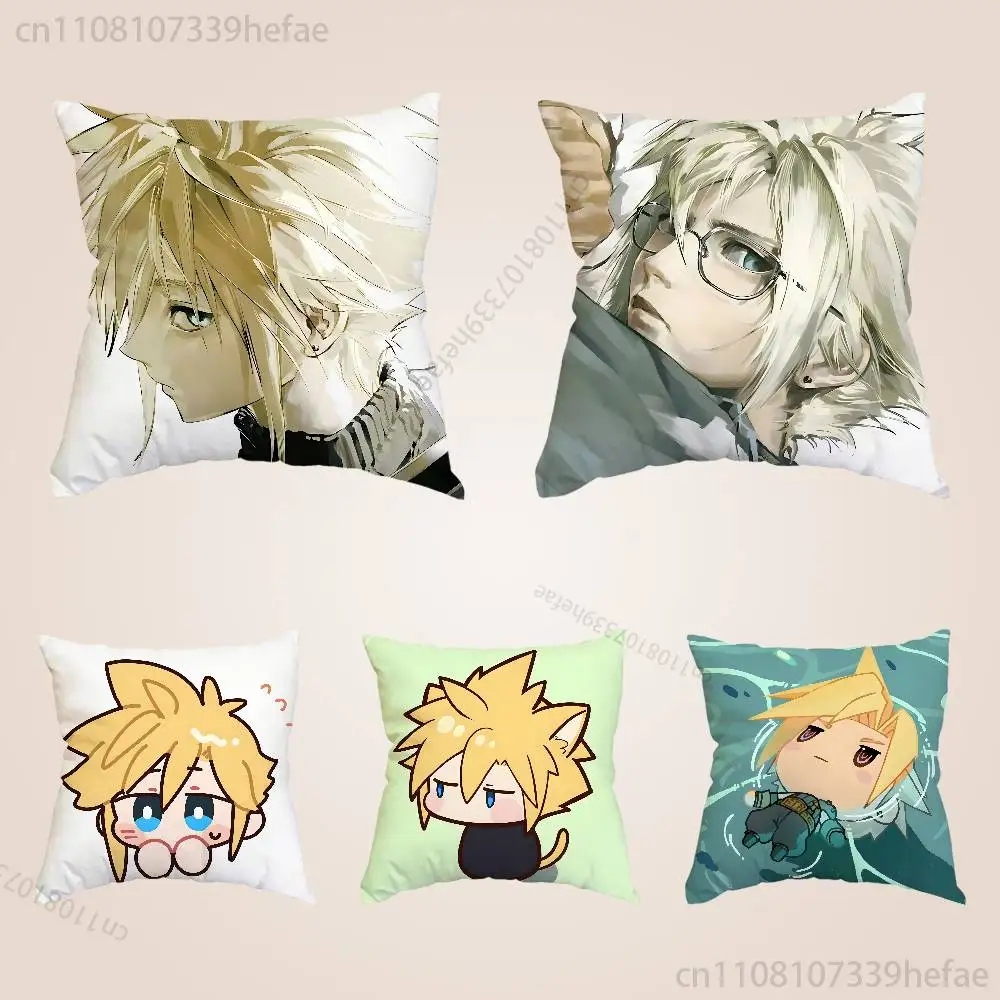 F-Final F-Fantasy Cloud Strife F-FF7 Pillow Case Plush Pillow Cases Home Decoration Pillow Cover for Sofa Bed Chair Living Room
F-Final F-Fantasy Cloud Strife F-FF7 Pillow Case Plush Pillow Cases Home Decoration Pillow Cover for Sofa Bed Chair Living Room