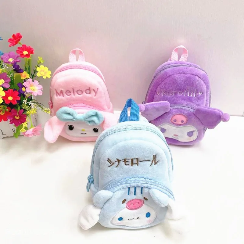 Sanrio Cnnamoroll Melody Kuromi Double Shoulder Mobile Phone Change Small Schoolbag Kawaii Plush Toy 7-inch Doll Girl Toy Gift
Sanrio Cnnamoroll Melody Kuromi Double Shoulder Mobile Phone Change Small Schoolbag Kawaii Plush Toy 7-inch Doll Girl Toy Gift
