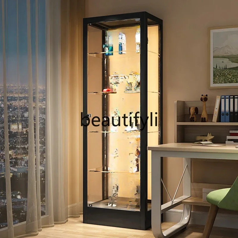 Laminated glass cabinet Household crack Dust-proof storage shelf Toy display case Wine cabinet 
Laminated glass cabinet Household crack Dust-proof storage shelf Toy display case Wine cabinet