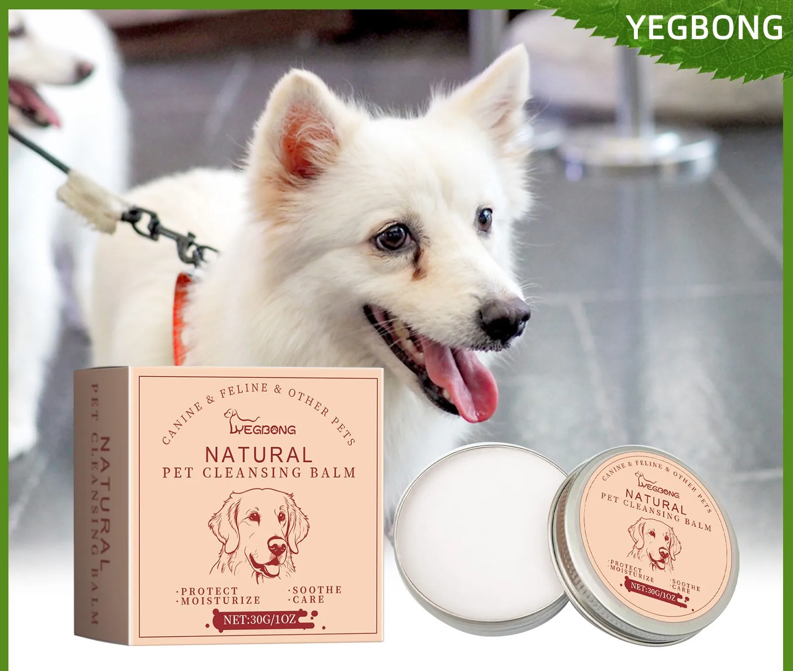Pet Tear Stain Cleansing Balm Gentle Cleaning Pet Cat & Dog Tear Stain Care Eye Care Cleaning Balm Pet Grooming Supplies
Pet Tear Stain Cleansing Balm Gentle Cleaning Pet Cat & Dog Tear Stain Care Eye Care Cleaning Balm Pet Grooming Supplies